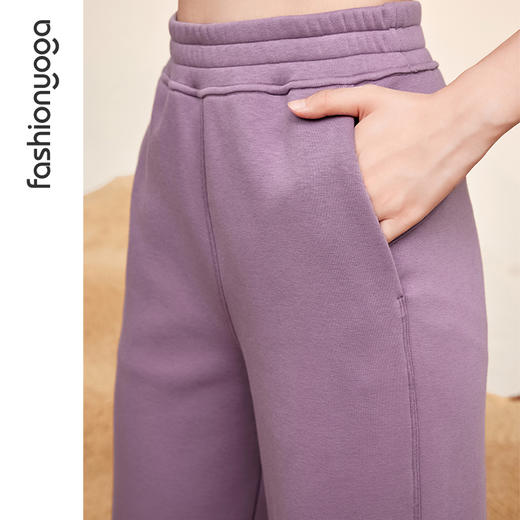 F14965宽松绒绒阔腿长裤 商品图4