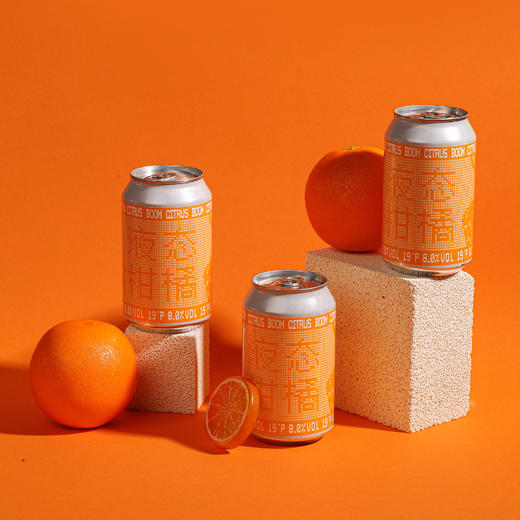 拾捌精酿 液态柑橘BOOM·CITRUS BOOM | HDHC版帝国浑浊ipa 帝国浑浊啤酒 330ML 商品图3