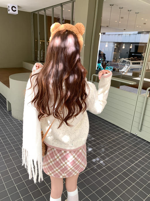 <曾小咸推荐>单排扣针织开衫毛衣女【预售款，预计3-15天发货】 商品图8