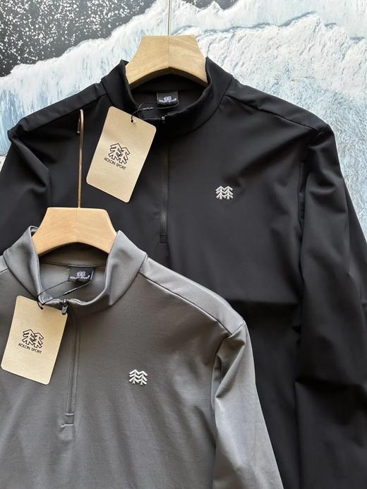 可隆吸湿速干男半拉链长袖速干衣 商品图2