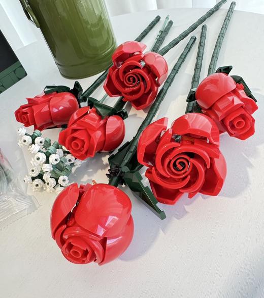 情人节玫瑰积木花 商品图4