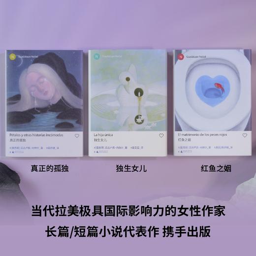 瓜达卢佩·内特尔作品集（共3册）| 真正的孤独+红鱼之姻+独生女儿 商品图0