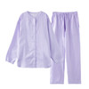 【国潮纯色双层纱家居服】国潮纯棉家居服双层纱布情侣睡衣女男士套装睡衣情侣 商品缩略图2