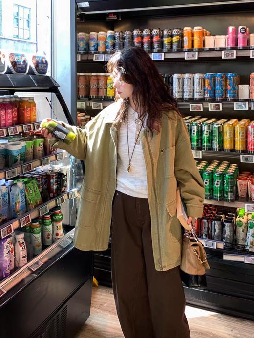 浮生八记/25C108/复古巴恩风工装短外套 商品图0