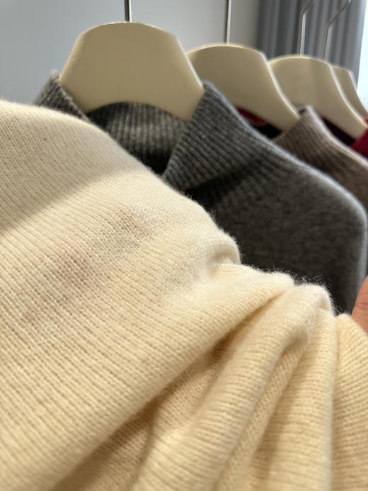 超级好货‼️出口订单~【意大利Marland100%羊毛衫合集】圆领/半高领/烫钻款都有！清完无补 ✅光泽好/杂质少/弹力大/保暖性强，手感无敌好！ 商品图11