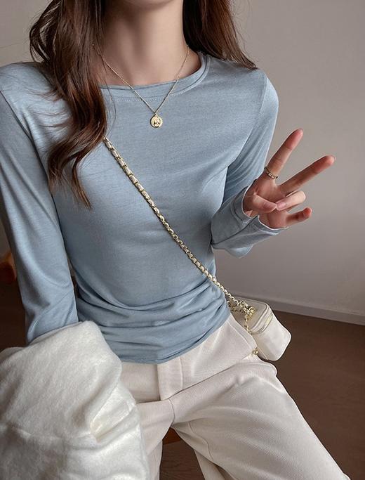 高级感正肩T恤 商品图1