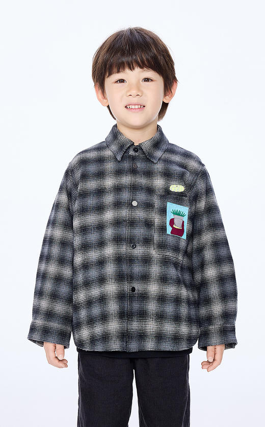 jnby  25年冬款   长袖衬衣  1P0212030 商品图4