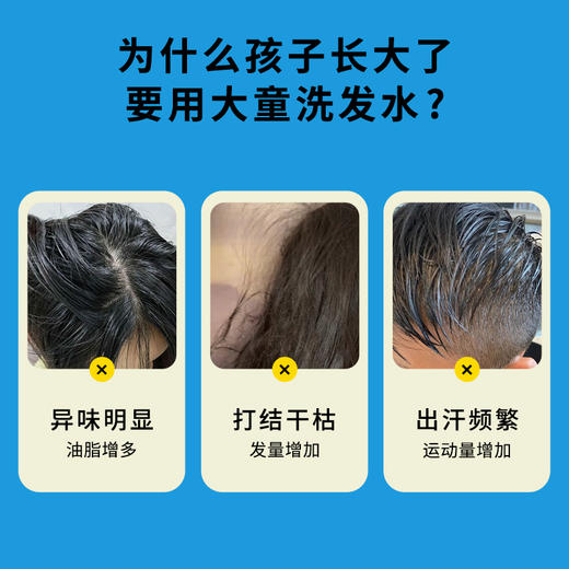 【MUSE&FRIENDS】大童洁净柔顺洗发水儿童洗发露护发氨基酸洗发水 10g洗发水2袋 商品图1