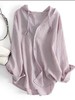 【秋新品】古泥品牌7187款压皱淡紫薄款外套防晒-喜出 商品缩略图1