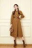 Le Malene 法式咖色简约连衣裙 18642 商品缩略图0