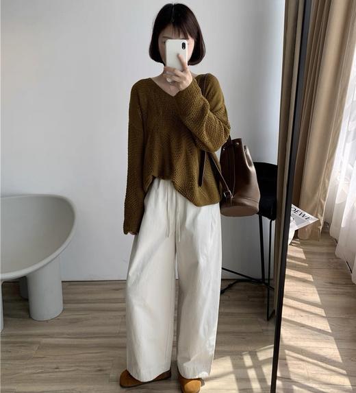 老米优品🎈3-5天！超舒服的~《九分奶奶裤弯刀裤》显瘦干净清爽，搭衬衫搭针织都美出圈~！K250916A 商品图1