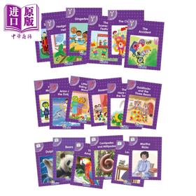 【中商原版】Jolly Phonics Purple Readers Complete Set Level 5 快乐自然拼读读物紫色等级18本套装 5级 英文原版分级读物