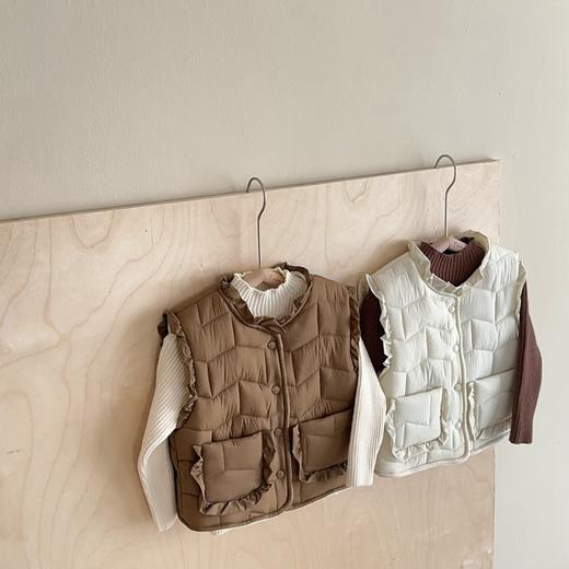 【29.9抢胖胖象北欧风马甲‼️】超厚实升级牛奶绒夹棉双面穿马甲！90-140尺码聚 商品图1