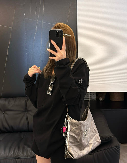 克罗心哥特梵文纯棉长袖T恤衫091302 商品图1