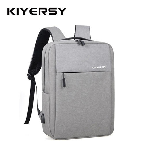 凯亚仕（KIYERSY）商务休闲时尚电脑双肩包KYS-B8901 浅灰色 商品图2