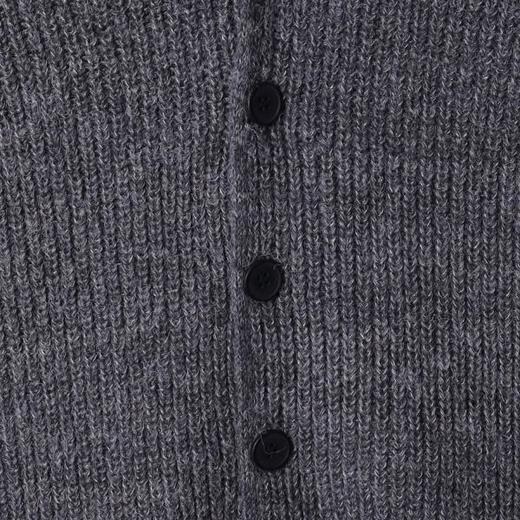 72537SDSA男士秋冬新款痞帅男装简约纽扣V领开衫针织衫网红款宽松毛衣 商品图3