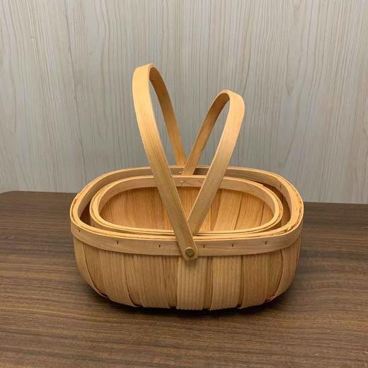 套二木片花边鸡蛋花篮 商品图5