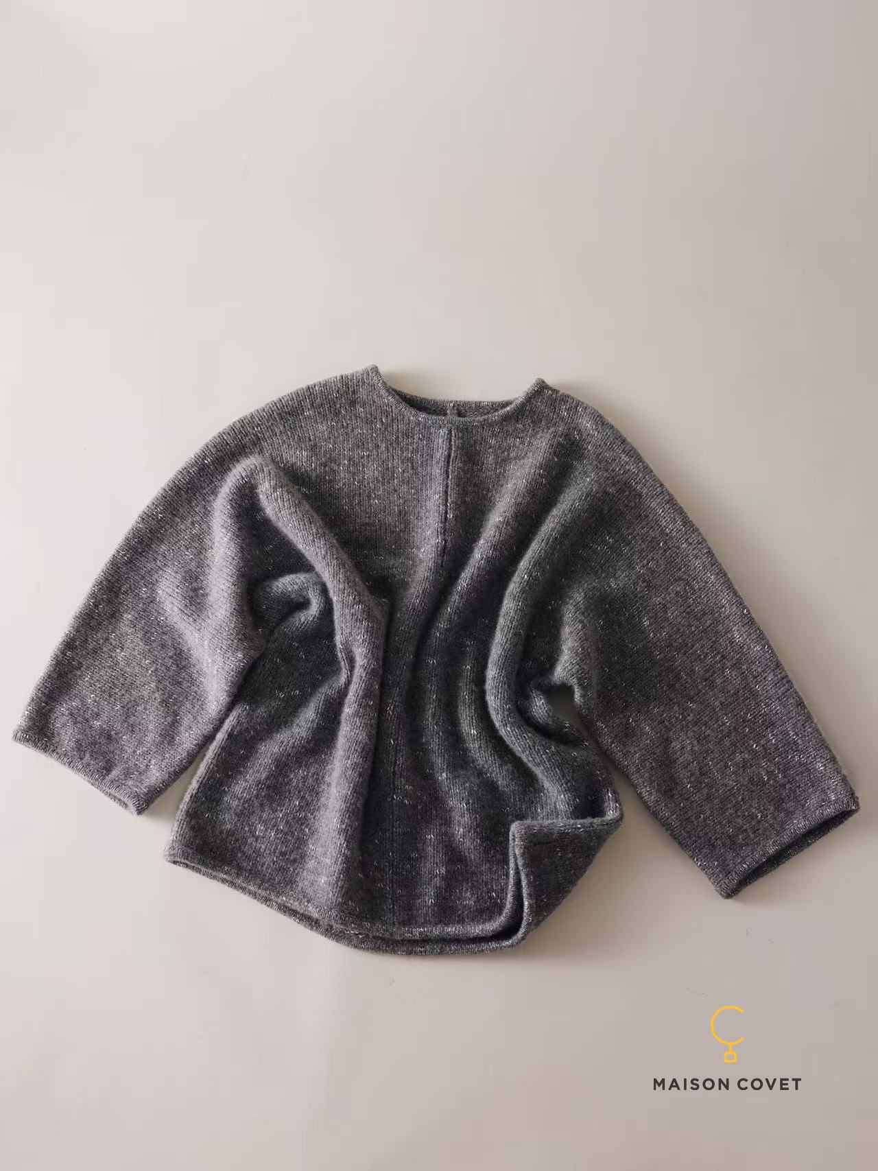 MAISON COVET 纯山羊绒绞花圆领上衣