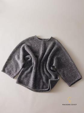 MAISON COVET 纯山羊绒绞花圆领上衣
