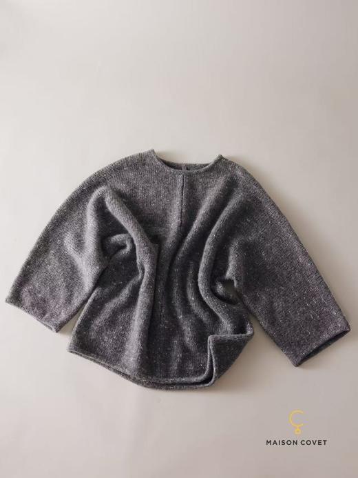MAISON COVET 纯山羊绒绞花圆领上衣 商品图0
