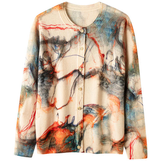 WW MW871羊毛针织开衫显瘦针织衫优雅羊毛衫 商品图2