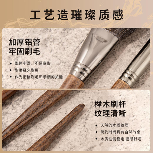 化妆刷套刷高级22支动物羊毛化妆刷套装沧州眼影鼻影刷化妆师推荐 商品图2