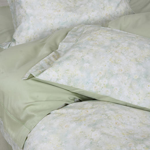 云丝锦暖绒数码四件套-逅花园-黄绿/抗菌 商品图4