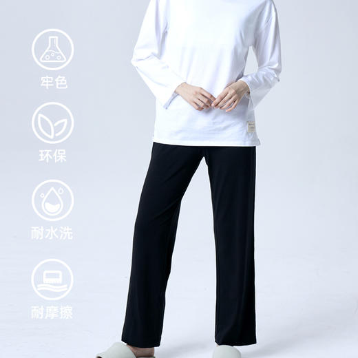 免穿内裤 无拘无束 | Jenny Ribbon 纯棉云感系列 2in1内裤家居长裤（三色可选） 商品图2