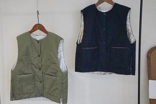 Gauze 轻薄保暖棉服马夹背心（2色可选） 商品图12