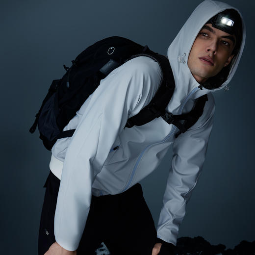 TAGX探观男式风行壳羊毛软壳外套2025年秋防水防风耐磨户外夹克 商品图2