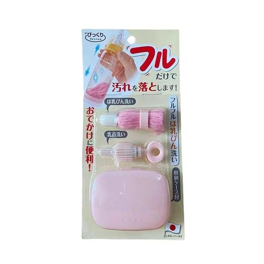 日本 本土贝亲奶瓶刷奶嘴刷吸管刷套装 包装随机 商品图3