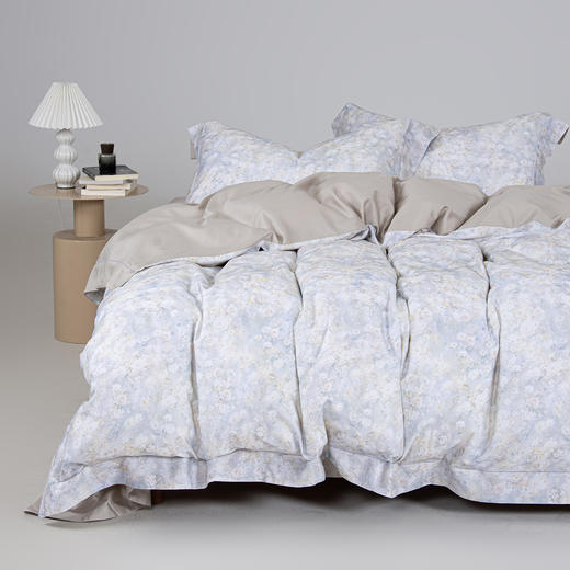 云丝锦暖绒数码四件套-逅花园-灰/抗菌 商品图2