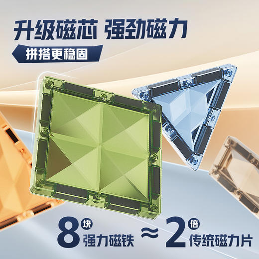 pic it 滚珠轨道磁力积木磁力片益智玩具 商品图1