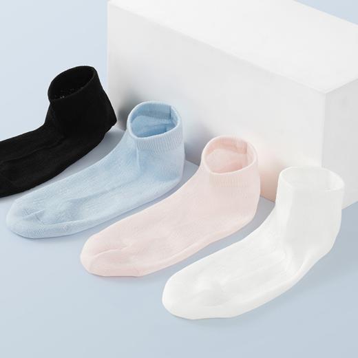 SUKENO夏季凉感舒适船袜女式短袜镂空网面袜子 商品图3