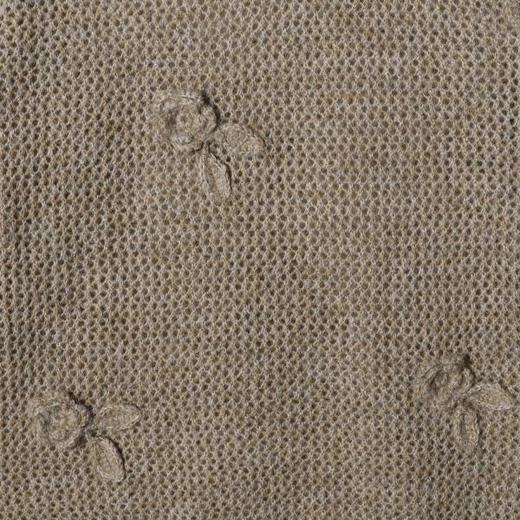 42543SDSA男士秋冬新款痞帅男装潮牌纯色立体针织花朵圆领毛衣百搭时尚 商品图2