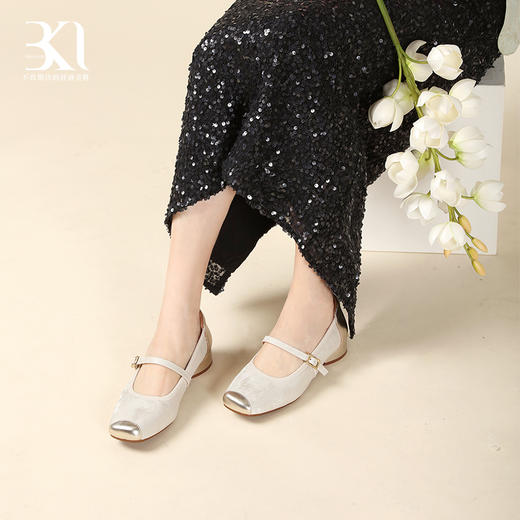 BAKERLOO方头细带玛丽珍圆跟女鞋 商品图1