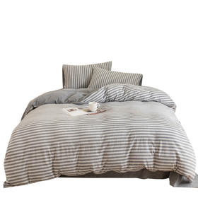 無印良品全棉针织棉四件套--漫步旅行