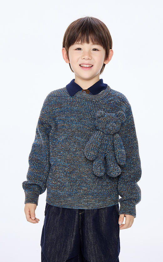 Jnby 25年冬款  长袖套头毛衫  1P0311470 商品图3