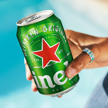 喜力经典啤酒 麦芽浓度11.4 330ml*24听整箱装  婚宴喜酒送礼踏春送礼 商品图2