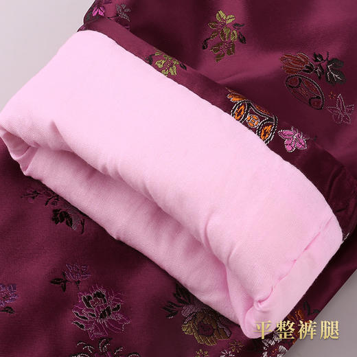 天禄系列-繁花似锦女唐装（绛紫色） 商品图5