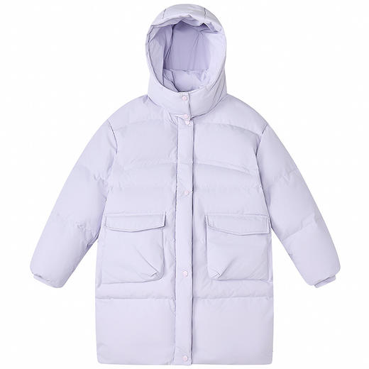 笛莎Deesha 童装女童羽绒服2025冬新款女童中长款连帽羽绒服 商品图4