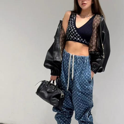TY17-LOUIS VUITTON FW25 字母提花针织短款背心 女款（QQ）9.16直播款 商品图4