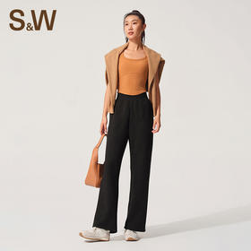 【sw速惟】高弹瑜伽裤宽松阔腿直筒休闲裤S4AW6167