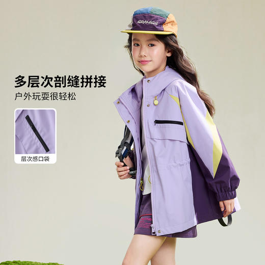 撞色冲锋衣外套 商品图2