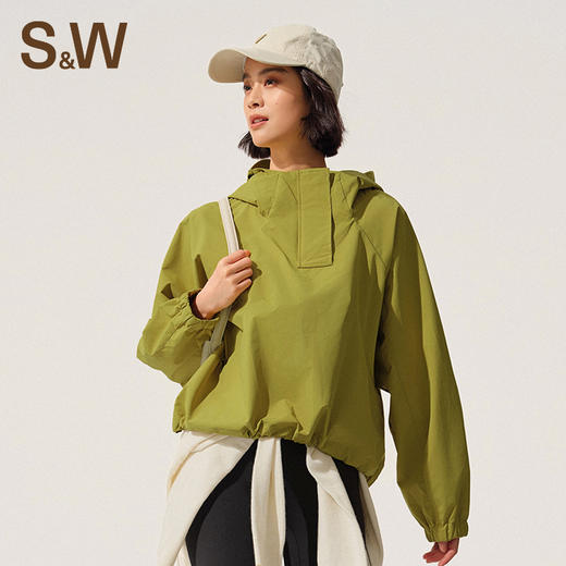 【sw速惟】户外防风宽松时尚跑步健身上衣S4AW4164 商品图0