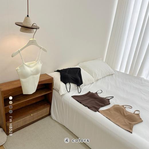 老米优品🎈3-5天！秋日温暖贴心的呵护~《免穿Bra云朵绒暖肤无痕小吊带背心》软糯云朵绒 + 发热黑科技~BX250916A 商品图2