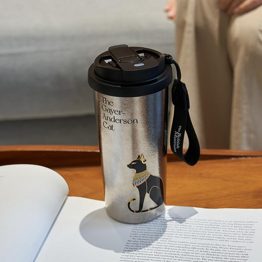 大英博物馆 盖亚·安德森猫系列 埃及流光 双层 钛杯 商品图2