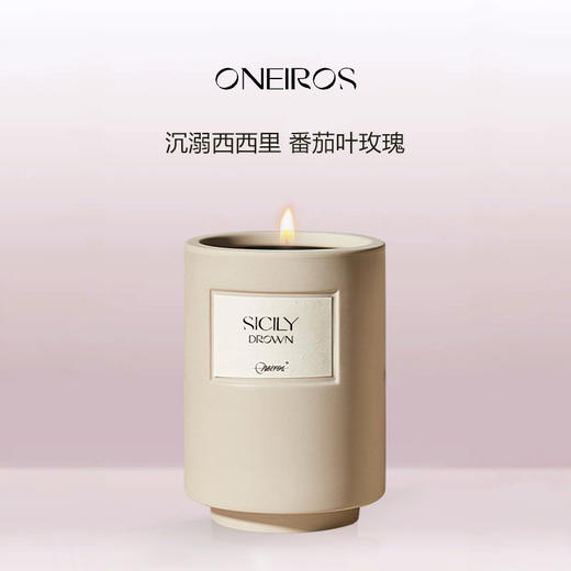 Oneiros香薰蜡烛280g 家居香氛海洋调木质调番茄叶玫瑰墨香 商品图1