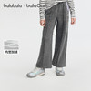 巴拉巴拉balaOne童装女童加绒直筒儿童裤子2025冬装新款撞色拼接 商品缩略图0