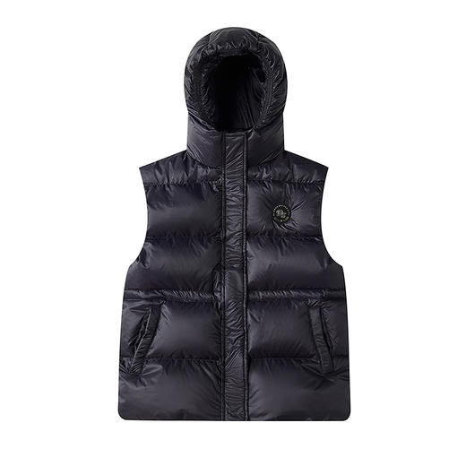 笛莎Deesha 童装女童马甲2025冬新款女童黑金系列甜美收腰马甲 商品图4